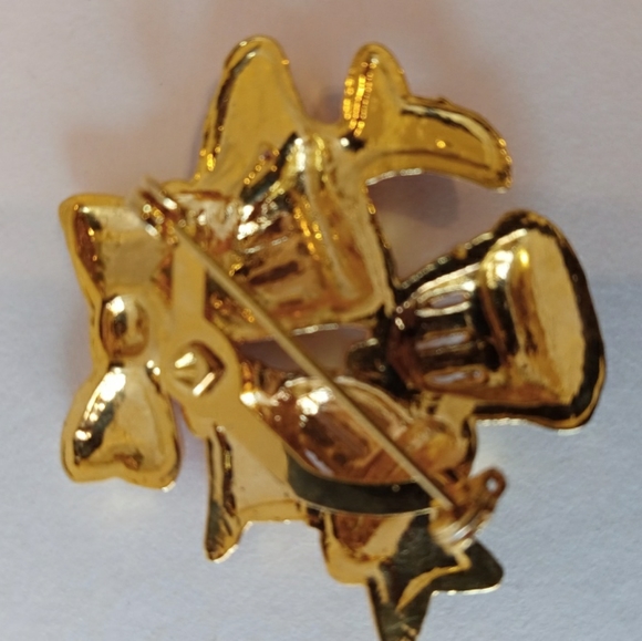 Vintage pin, brooch. Christmas bells. - Picture 4 of 8